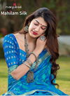 Manjubaa Mahilam Silk Latest Fancy Festive Wear Designer 
 Banarsi Soft Silk Saree Collection